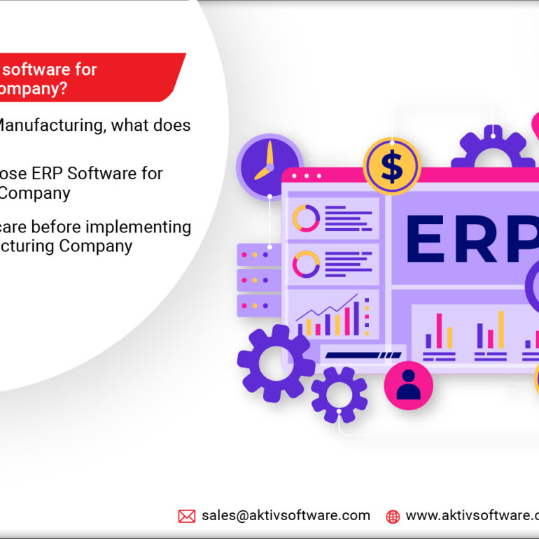 Promising Factors to choose ERP Software for Manufacturing Company