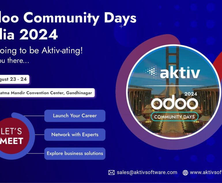 Meet Aktiv at Odoo Community Days India 2024