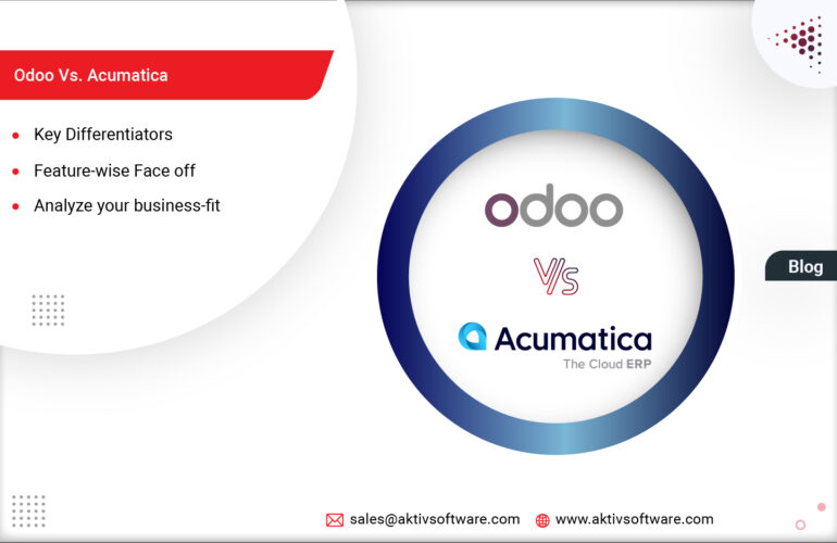 Odoo Vs. Acumatica : comparison of both erp system