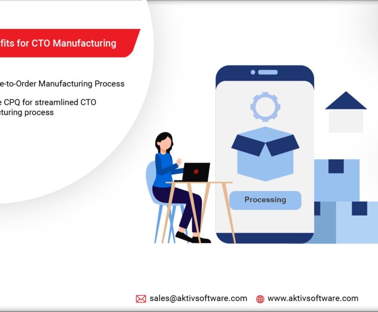 CPQ Software for Configure to Order Manufacturing